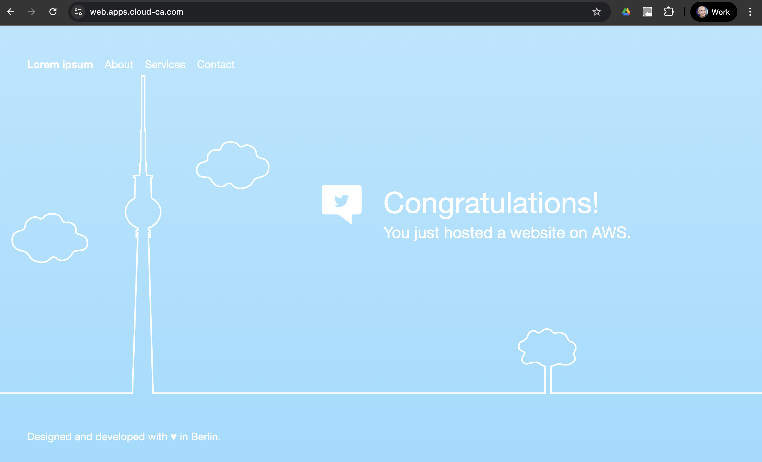 CloudFront website without authentication Alt text